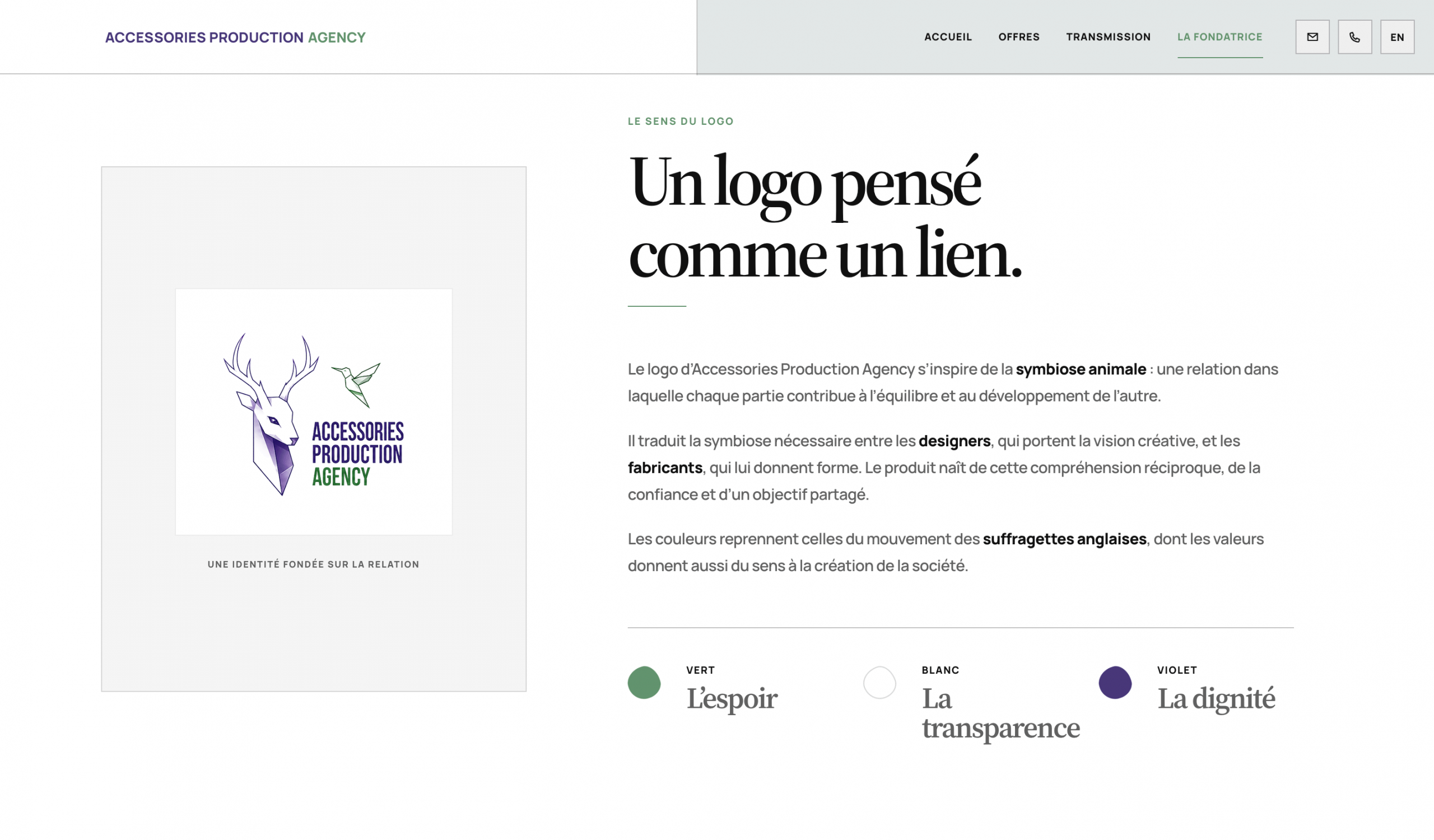 Nouvelle présence Instagram d’Accessories Production Agency